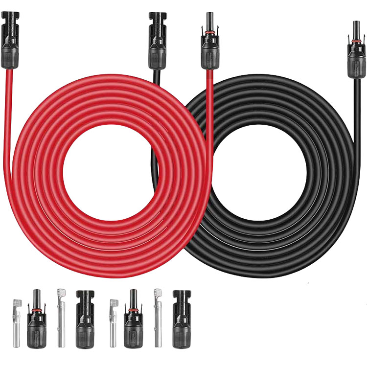 Solarni produžni kabel 30Ft 10AWG 6mm2 Žica kabela za solarno napajanje